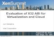 Evaluation of X32 ABI for Virtualization and Cloud