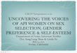Uncovering the Voices of API Women on Sex Selection, Gender Preference & Self-Esteem
