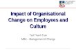 Impacts of Change on Employees and Culture