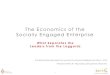The Economics of the Socially Engaged Enterprise: What Separates the Leaders from the Laggards