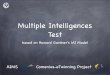 Multiple intelligences test Results from Ávila