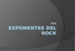 Exponentes del rock