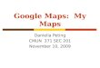 Google Maps Presentation