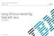 Using GPUs to Handle Big Data with Java