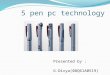 5 Pen PC Technology Powerpoint Presentation