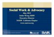 Social work and advocacy may 2013