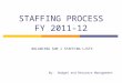 Staffing process fy 2011 12