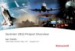 Ian Smith 2013 Honeywell Project Overview