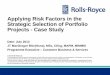 Applying Risk Factors in the Strategic Selection of Portfolio Projects Case Study, John MacGregor