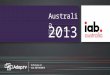 Adap.tv Australia State of Video Report, 2013
