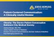 Patient-Centered Communication: A Useful Clinical Review
