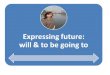 Expressing future-will-be-going-to