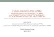 Jody Harris, IFPRI and LCIRAH "Assessing Intersectoral Coordination for Nutrition"