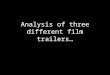 Analysis of films