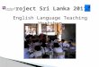Project Sri Lanka ESL Teacher Training