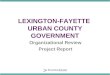LEXINGTON-FAYETTE URBAN COUNTY GOVERNMENT