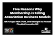 Five reasons why membership is killing association biz models (aenc slideshare)