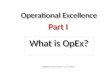 Operational Excellence Services
