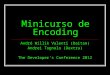 Minicurso Encoding  - TDC 2012