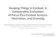 Keeping things in context a comparative evaluation of focus plus context screens, overviews, and zooming