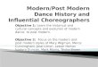 Modern dance history