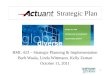 BML423 - Actuant - Strategic Plan 101111