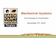 Mechanical Systems - From Design to Verification, part 2