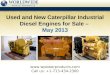 Used and New Caterpillar Industrial Diesel Engines for Sale - May 2013