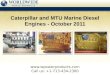 Caterpillar and mtu marine diesel engines   october 2011