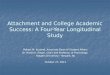 Attachment and college academic success   a four-year longitudinal study