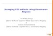 Managing ESB artifacts with the WSO2 Governance Registry