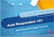 Auto Responders 101 - Split Testing (A/B Testing) Your Email