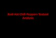 Red hot chili peppers textual analysis