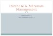 Purchase & Materials Management ppt
