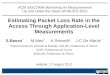 Estimating Packet Loss Rate in the Access Through Application-Level Measurements