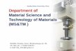 Material Science and Technology of Materials