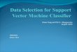Data Selection For Support Vector Machine Classifier
