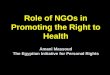 Role of ng os in promoting the right to health