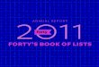 2011 Forty Book of Lists