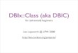 DBIx::Class beginners