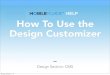 How to Use the Mobile Roadie Design Customizer