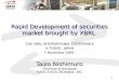 Tokyo Stock Exchange Presentation - Taizo Nishimuro, Chairman 
