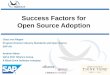 Success Factors of FOSS Adoption