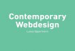 Contemporary webdesign day 2