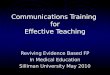 Dr. b calingacion   communications training