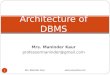 Architecture of-dbms-and-data-independence