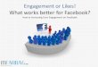 Engagement or likes what works better for facebook