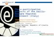 The e-participation projects of the Emilia-Romagna Regional Government