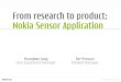 From research to product: Nokia Sensor Application (2005)