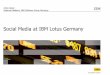 Social Media Aktivitäten bei Lotus